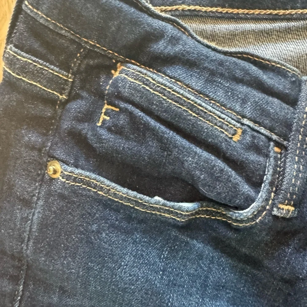 FRAME Le High Skinny Crop Jeans Dark Wash Premium Denim